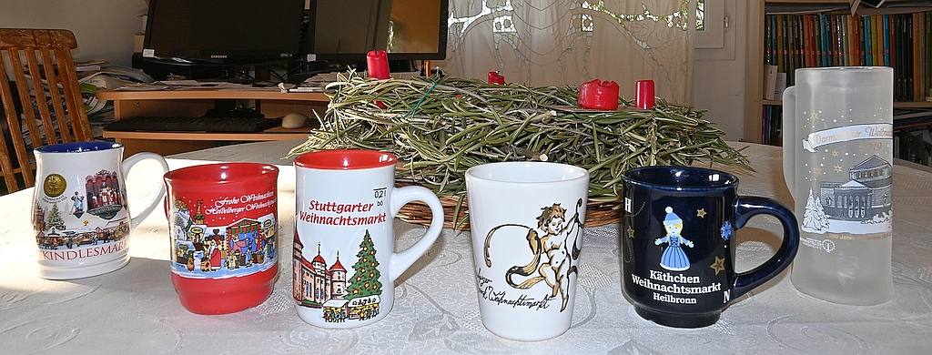 collection verres de noel