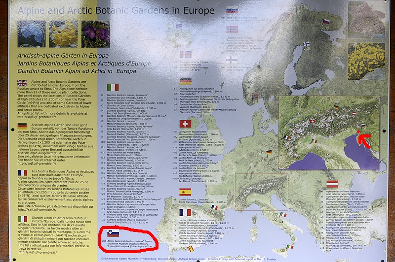 Jardins alpins d'Europe