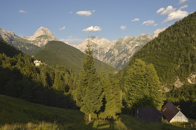 mangart depuis le col du Predil