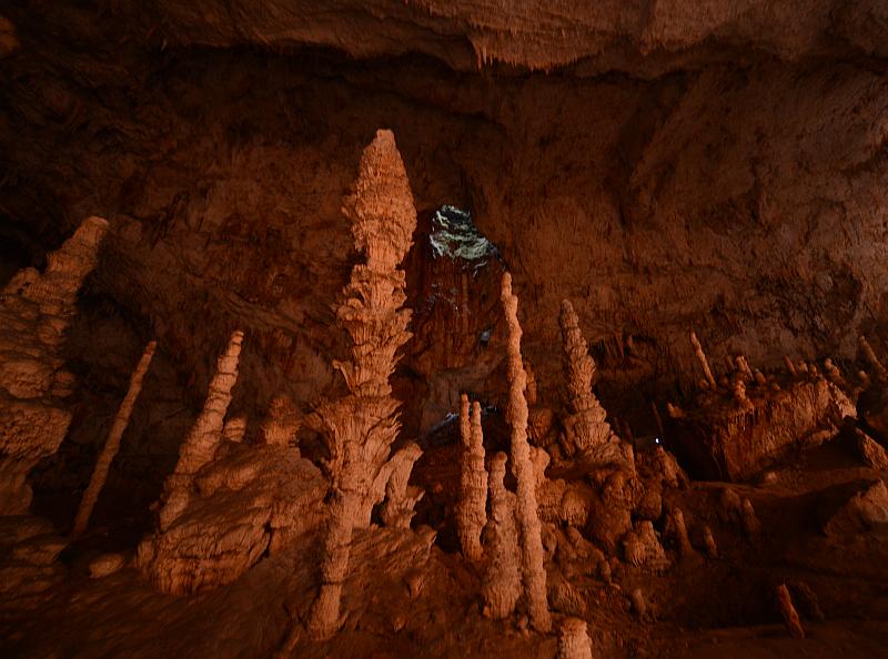 stalagmites Orgnac