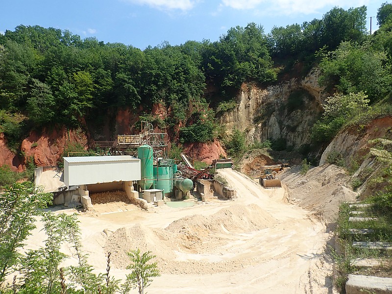 carrière sables éocènes
