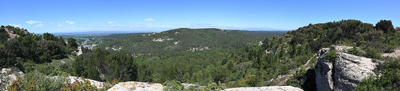 panorama chapelle Saint Baudile vers est